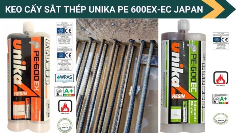 🏗️ ĐÃ LÀM LÀ PHẢI CHẮC – KEO CẤY THÉP UNIKA JAPAN: NIỀM TIN CHO MỌI CÔNG TRÌNH 🏢🛡️