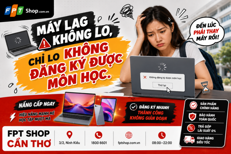 Máy Lag Không Lo, Chỉ Lo Không Đăng Ký Được Môn Học. Đến Lúc Phải Thay Máy Rồi! 💻📚