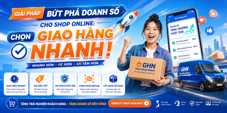 Giải Pháp Bứt Phá Doanh Số Cho Shop Online: Chọn Giao Hàng Nhanh!