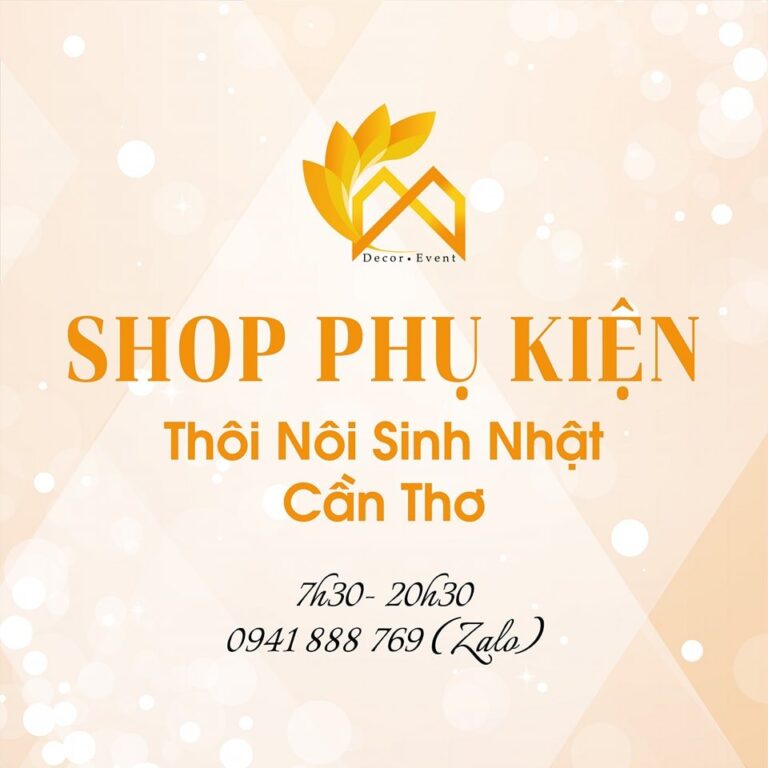 🎉 MEKONG PARTY – ĐỊA CHỈ TRANG TRÍ SINH NHẬT ĐẸP TẠI CẦN THƠ 🎈