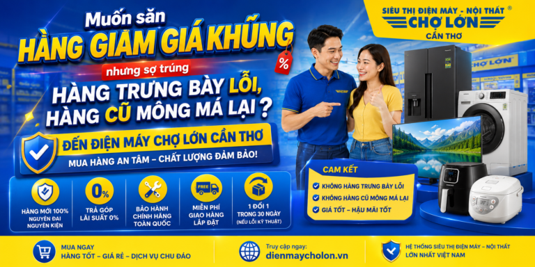 Muốn Săn Hàng Giảm Giá Khủng Nhưng Sợ Trúng Hàng Trưng Bày Lỗi, Hàng Cũ “Mông Má” Lại?