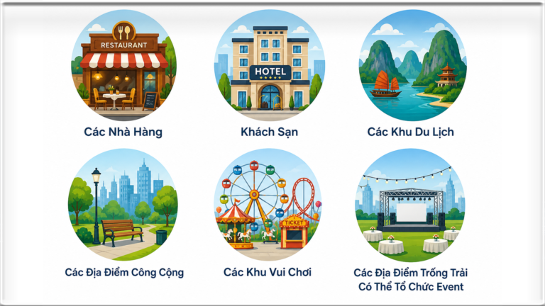 03-0/ ĐỊA ĐIỂM TỔ CHỨC SỰ KIỆN (EVENT)