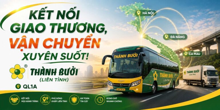 Kết Nối Giao Thương, Vận Chuyển Xuyên Suốt Cùng Thành Bưởi