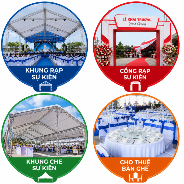 04/ KHUNG RẠP – BÀN GHẾ (EVENT)