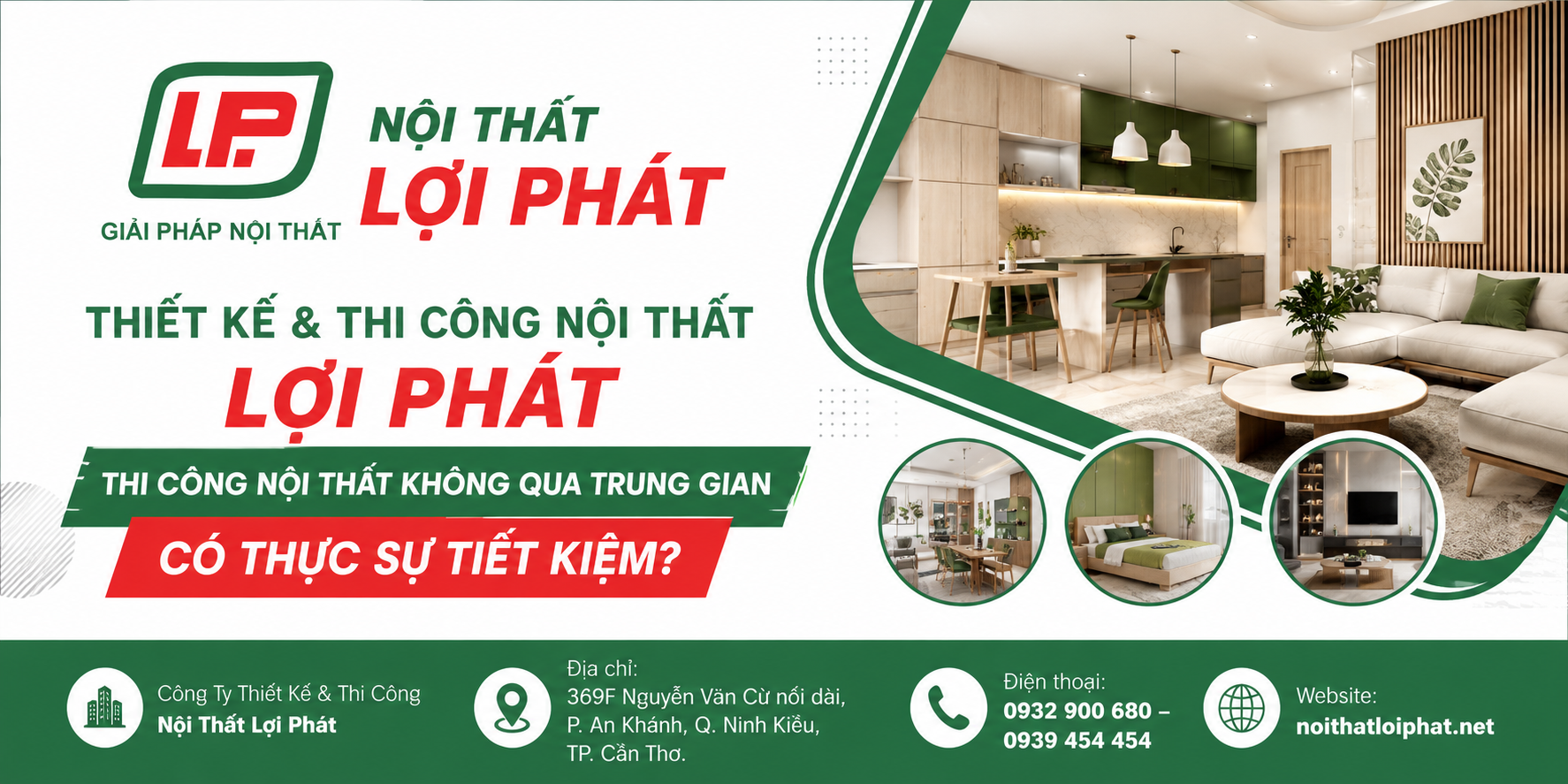 THIẾT KẾ & THI CÔNG NỘI THẤT LỢI PHÁT – THI CÔNG NỘI THẤT KHÔNG QUA TRUNG GIAN CÓ THỰC SỰ TIẾT KIỆM?