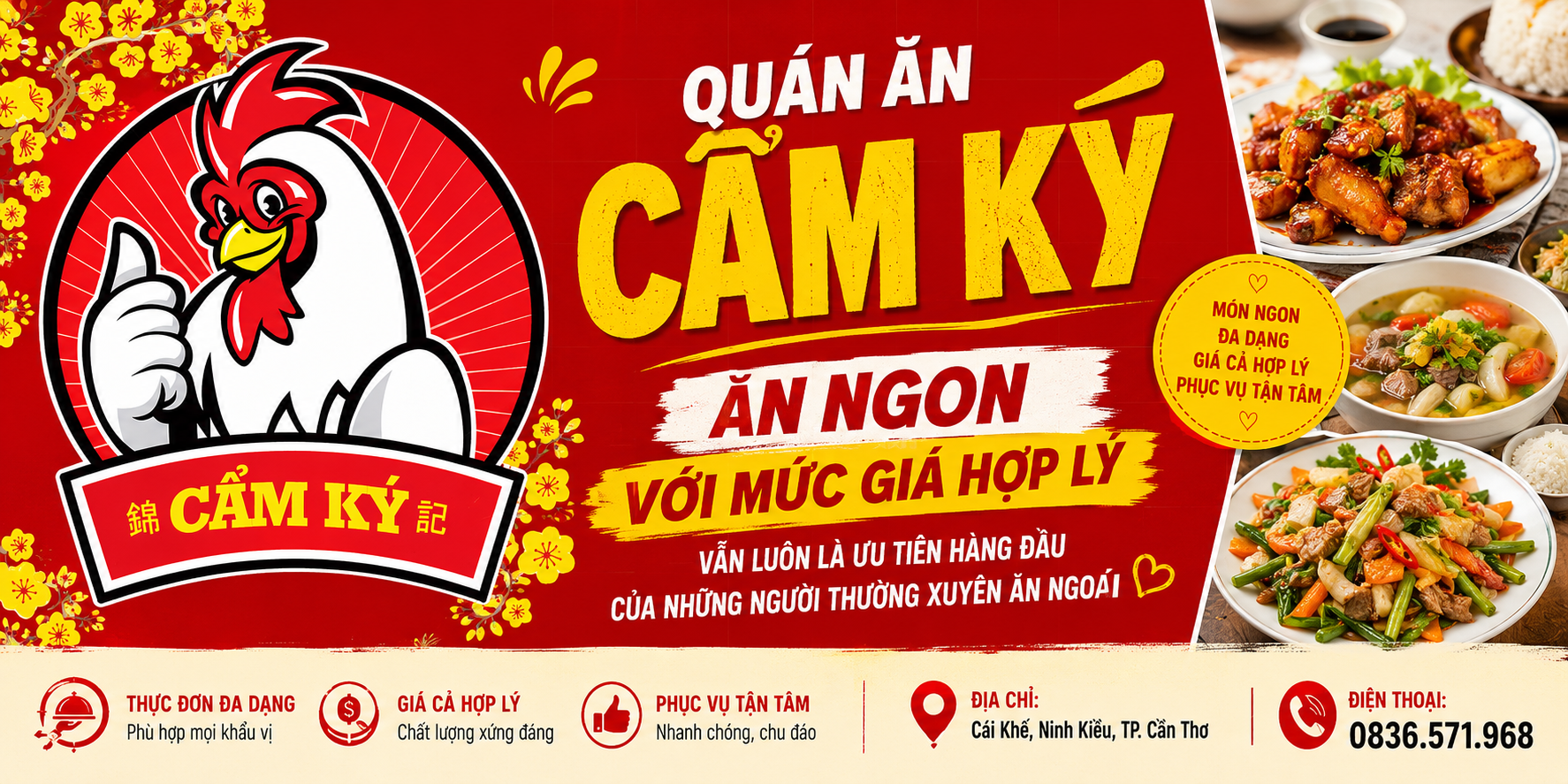 QUÁN ĂN CẨM KÝ – ĂN NGON VỚI MỨC GIÁ HỢP LÝ VẪN LUÔN LÀ ƯU TIÊN HÀNG ĐẦU CỦA NHỮNG NGƯỜI THƯỜNG XUYÊN ĂN NGOÀI