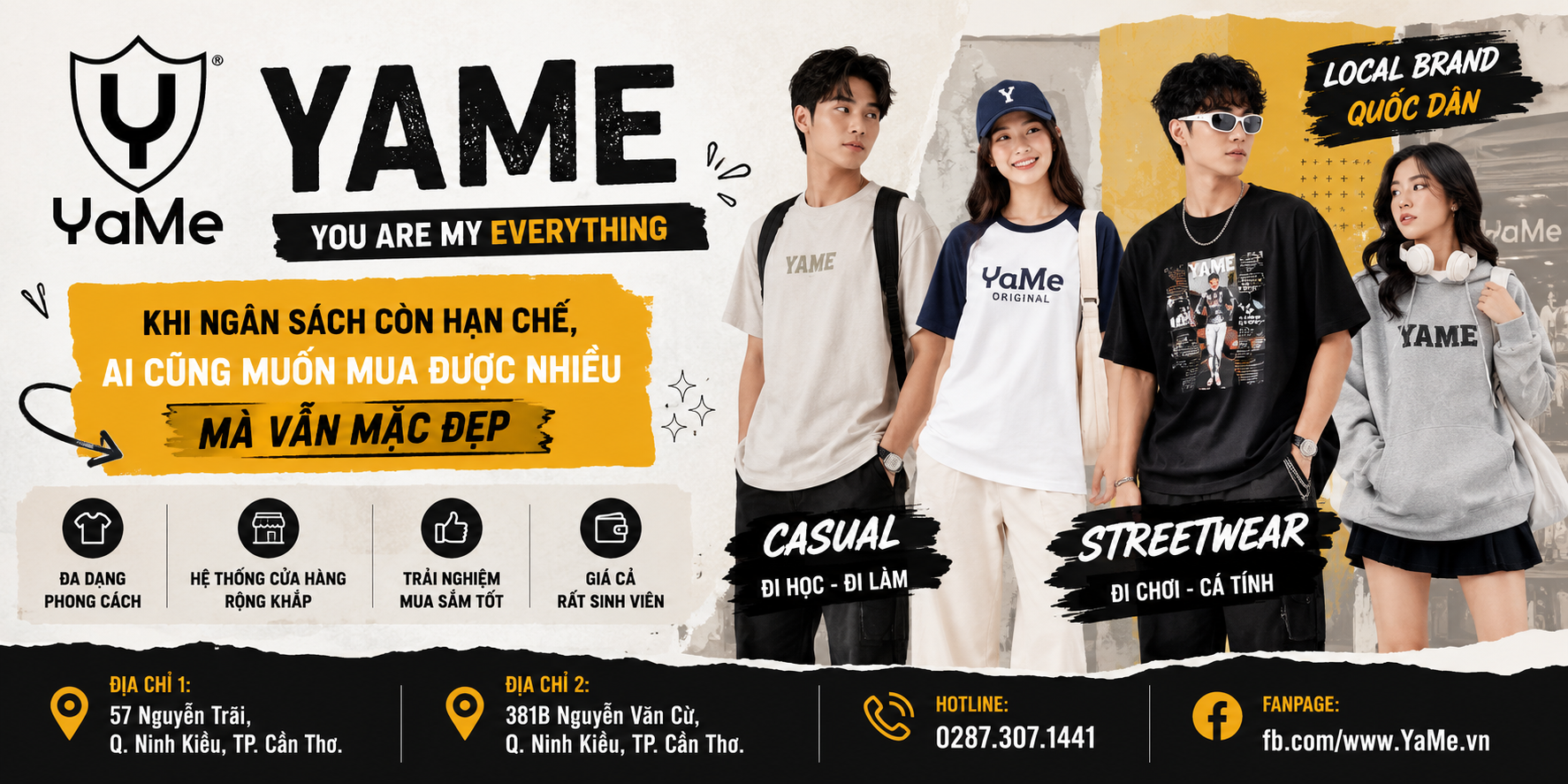 YAME – KHI NGÂN SÁCH CÒN HẠN CHẾ, AI CŨNG MUỐN MUA ĐƯỢC NHIỀU MÀ VẪN MẶC ĐẸP