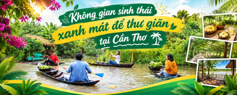 Khu du lịch Lung Tràm – Phong Điền: Không gian sinh thái xanh mát để thư giãn tại Cần Thơ