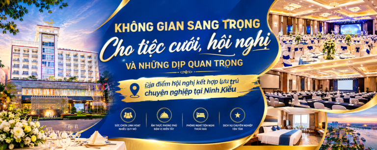 TTC Hotel – Premium Cần Thơ: Địa điểm hội nghị kết hợp lưu trú chuyên nghiệp tại Ninh Kiều