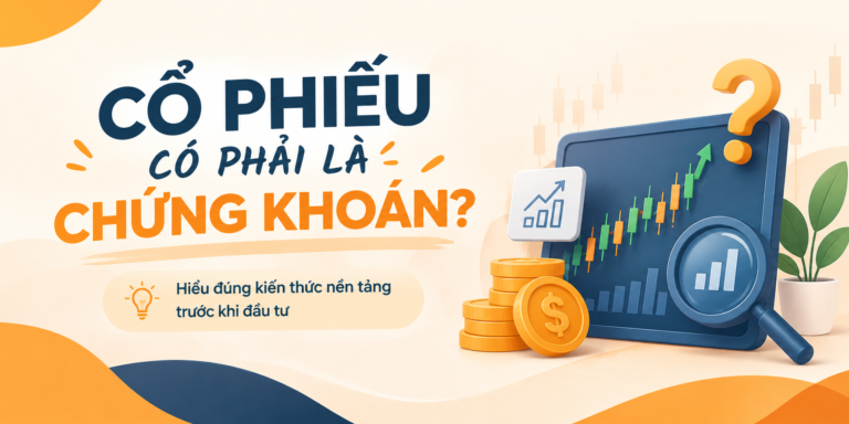CỔ PHIẾU CÓ PHẢI LÀ CHỨNG KHOÁN?                       Hiểu đúng kiến thức nền tảng trước khi đầu tư