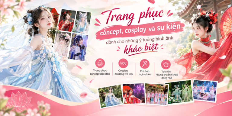 Kỳ Vân Concept – Ninh Kiều: Trang phục concept, cosplay và sự kiện dành cho những ý tưởng hình ảnh khác biệt