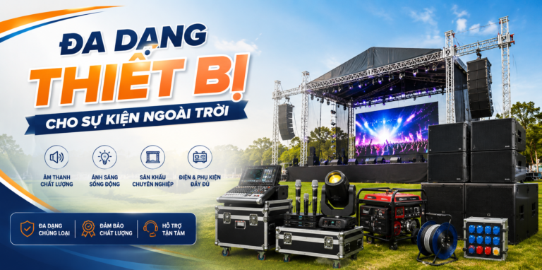 CÔNG TY TRUYỀN THÔNG & SỰ KIỆN NGỌC TRAI ĐEN – ĐA DẠNG THIẾT BỊ CHO SỰ KIỆN NGOÀI TRỜI