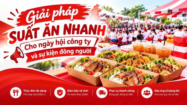 KFC Vinatex Cần Thơ – Giải pháp suất ăn nhanh cho ngày hội công ty và sự kiện đông người