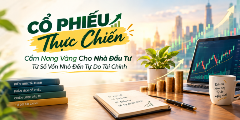 Cổ Phiếu – Thực Chiến: Cẩm Nang Vàng Cho Nhà Đầu Tư Từ Số Vốn Nhỏ Đến Tự Do Tài Chính