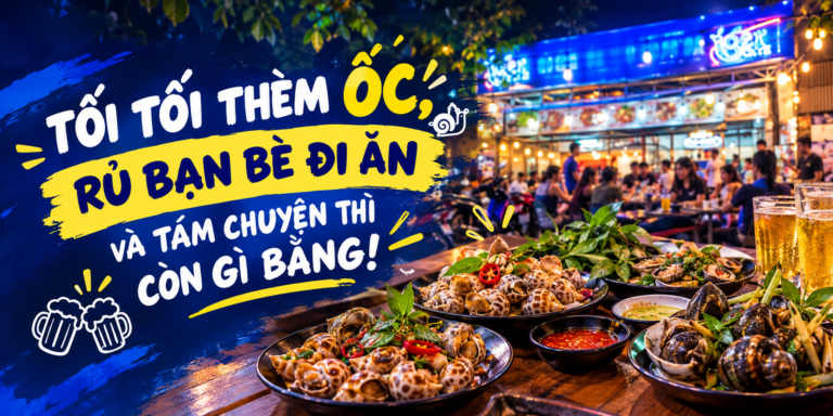 🐚 QUÁN ỐC MẬU THÂN – CẦN THƠ: TỐI TỐI THÈM ỐC, RỦ BẠN BÈ ĐI ĂN VÀ TÁM CHUYỆN THÌ CÒN GÌ BẰNG!