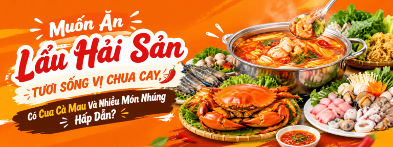 Hải Thịnh Quán Cần Thơ – Trần Hoàng Na: Muốn Ăn Lẩu Hải Sản Tươi Sống Vị Chua Cay, Có Cua Cà Mau Và Nhiều Món Nhúng Hấp Dẫn?