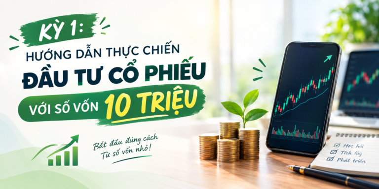 KỲ 1: HƯỚNG DẪN THỰC CHIẾN ĐẦU TƯ CỔ PHIẾU VỚI SỐ VỐN 10 TRIỆU