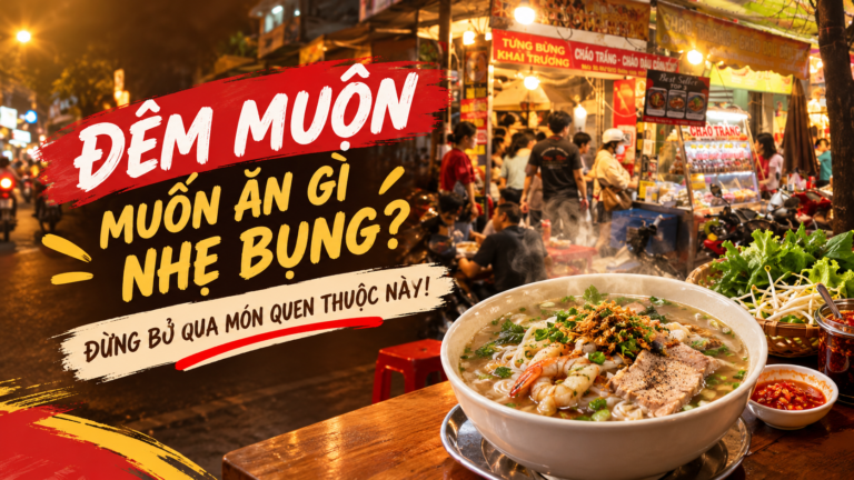 🥣 CHÁO TRẮNG, CHÁO ĐẬU ĐƯỜNG 30 THÁNG 4 – CẦN THƠ: ĐÊM MUỘN MUỐN ĂN GÌ NHẸ BỤNG, ĐỪNG BỎ QUA MÓN QUEN THUỘC NÀY!