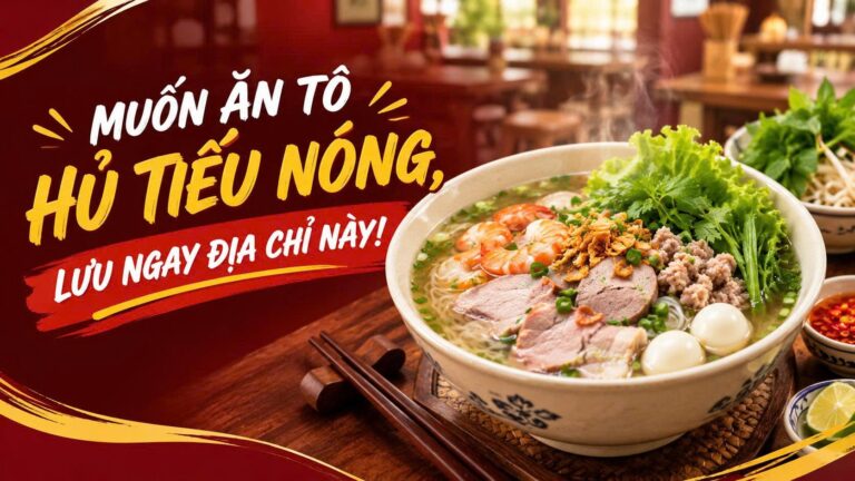 🍜 HỦ TIẾU NAM VANG A ĐẠI – 10 NGUYỄN KHUYẾN, CẦN THƠ: MUỐN ĂN TÔ HỦ TIẾU NÓNG, LƯU NGAY ĐỊA CHỈ NÀY!